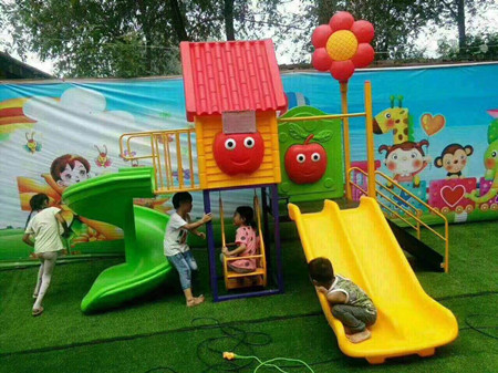 山西某幼兒園室外兒童滑梯安裝以及教程 山西某幼兒園室外兒童滑梯安裝以及教程